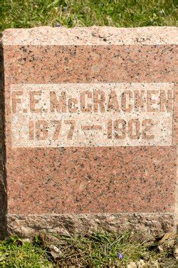 Frank Enos Mccracken M Morial Find A Grave