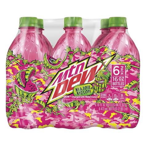 Mtn Dew Soda Major Melon 6 Pack Publix Super Markets