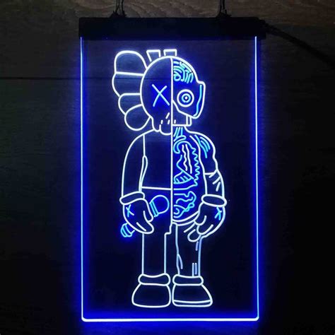 Pin By Claudia Campos On Kaws In Neon Kaws Wallpaper Neon