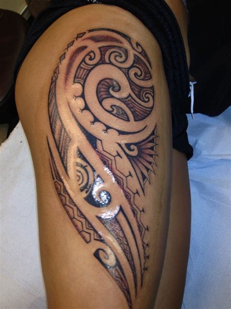 Tribal Thigh Tattoos Designs, Ideas and Meaning - Tattoos For You