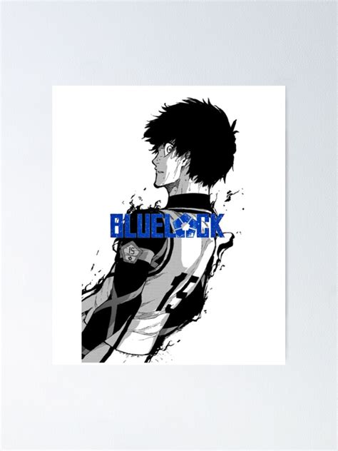 Blue Lock Rin Itoshi Poster For Sale By Liveyourstyle Redbubble