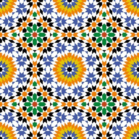 Premium Vector | Seamless arabic geometric ornament based on traditional arabic art Muslim mosaic