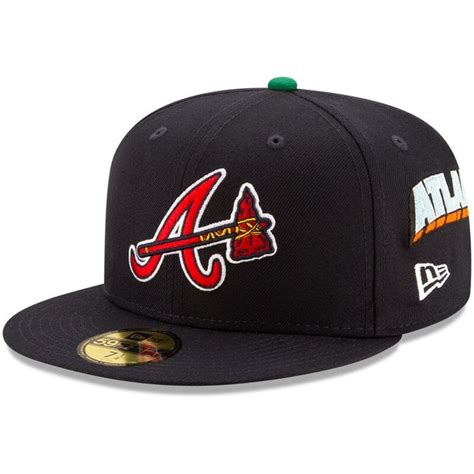 Offset X Atlanta Braves Fifty Fitted Hat Navy