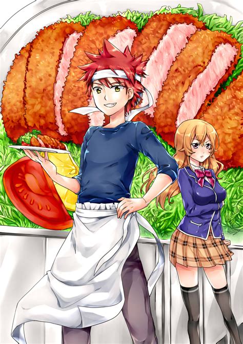 Shokugeki No S Ma Anime Fandoms Nakiri Erina Yukihira Souma