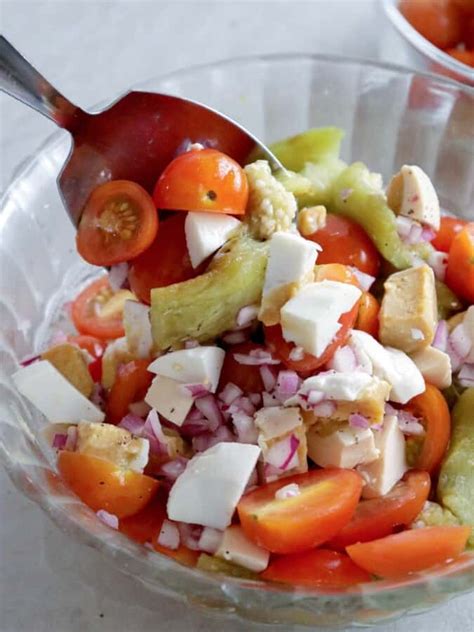 Tomato Grilled Eggplant And Salted Egg Salad Kawaling Pinoy