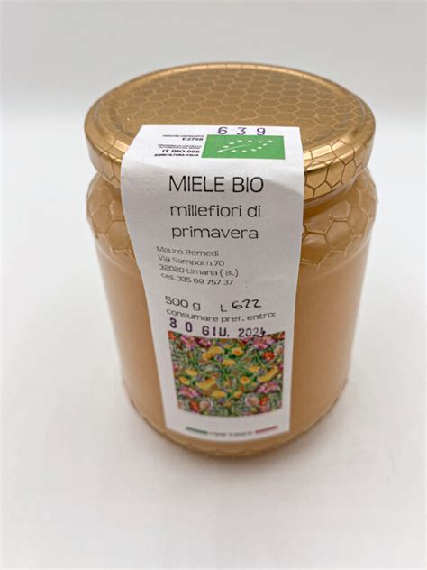 Miele Bio Millefiori Di Primavera Gr La Bottega Bellunese