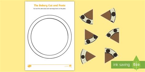 The Bakery Aistear Cut And Paste Worksheet Teacher Made