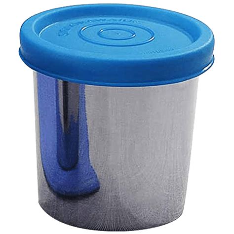 Buy Signoraware Nano Stainless Steel Container Airtight Medium Blue