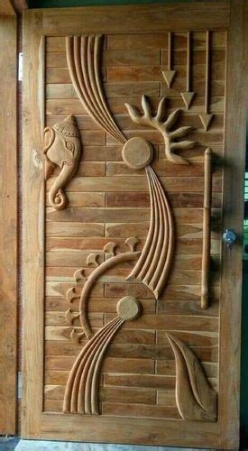 Exterior Wooden Designer Main Door For Home Rs Sq Ft Shri Krishna