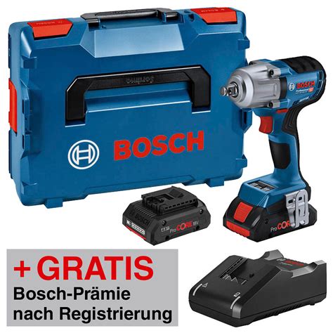 Aktion Bosch Professional Gds V Hc Akku Drehschlagschrauber Set