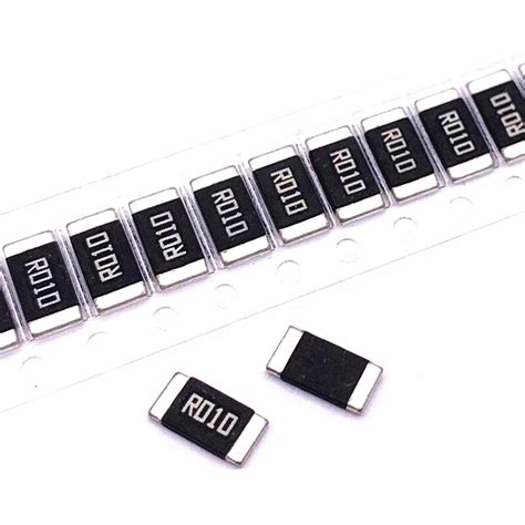 50Pcs 2512ตวตานทาน SMD 1W 0 01R 0 01 Ohm R010 1 2512ตวตานทานชป