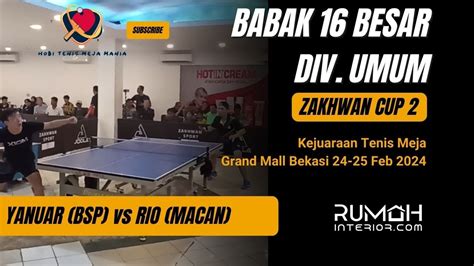 YANUAR BSP Vs RIO MACAN ZAKHWAN CUP 2 FEBRUARI 2024 GRAND MALL