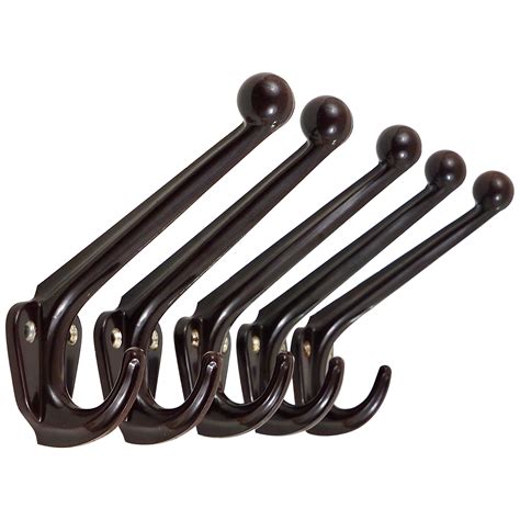 Five Beautiful Art Deco Bakelite Wall Coat Hooks Austria 1940s At