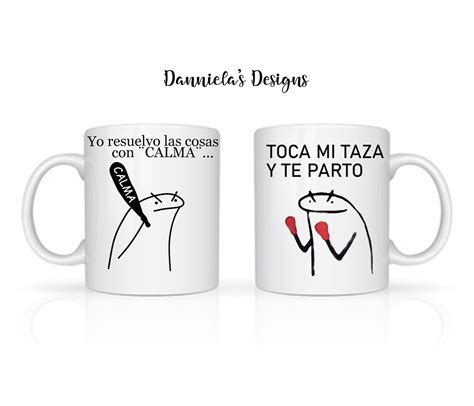 Flork Mug Taza De Calma Me Gusta Resolver Todo Con Calma Toca Mi