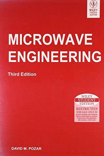 Microwave Engineering Rd Edition Iberlibro David M