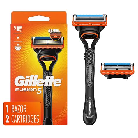 Gillette Fusion5 Razor For Men Handle 2 Razor Blade Refills