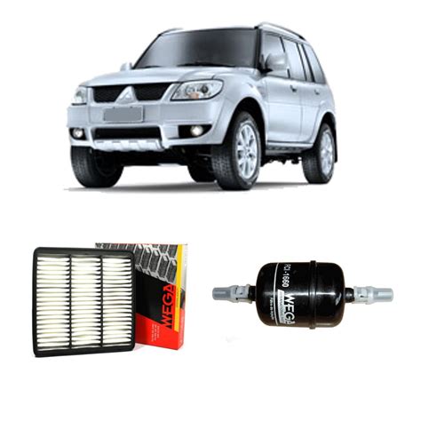 Kit Filtro Ar Motor Filtro Combustivel Pajero Tr Flex Martinense