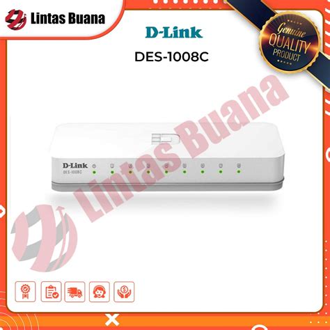 Jual D Link Des 1008c Switch Hub 8 Port 10 100 Mbps Des1008c Shopee Indonesia