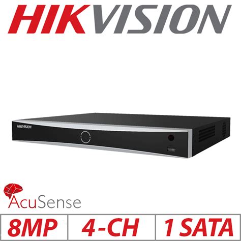 4K 4CH HIKVISION NVR 1U 4 POE ACUSENSE DS 7604NXI K1 4P D Doris CCTV