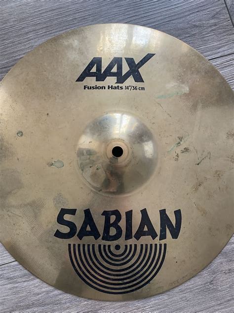 Sabian Aax Fusion Hi Hat Cymbals Pair Reverb