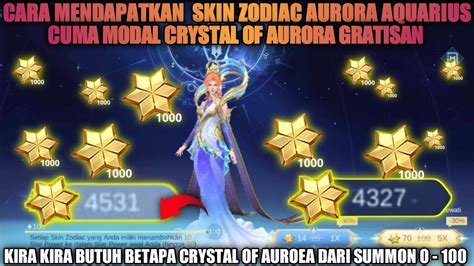 BUTUH BERAPA COA Cara Mendapatkan Skin Zodiac Aurora Aquarius Modal