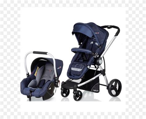 Beautiful Dark Blue Baby Stroller And Carriage Baby Carriage Hd Png