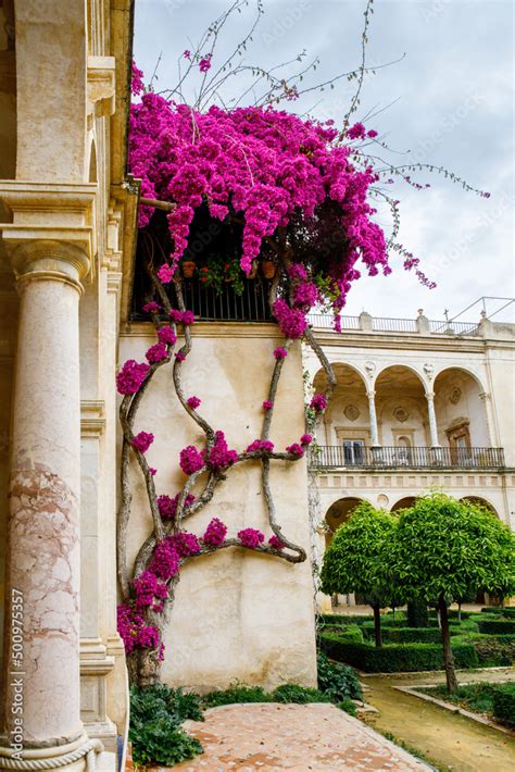 The House Of Pilatos Called Casa De Pilatos In Seville Spain Its