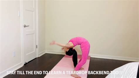 Gymnastics Tutorial How To Backbend And Teardrop Backbend By