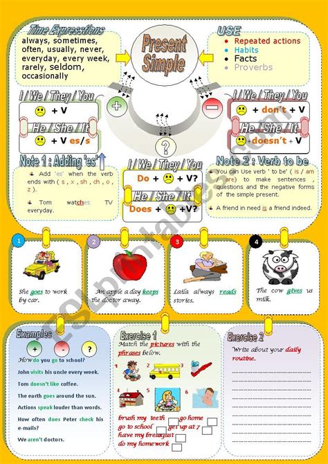 Simple Present Tense Worksheet Free Esl Printable Worksheets Made By Images