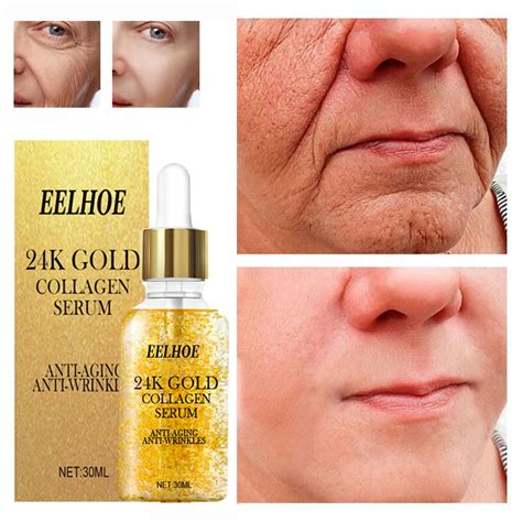 24k Gold Collagen Anti Wrinkle Essence Firming Lift Anti Aging Facial