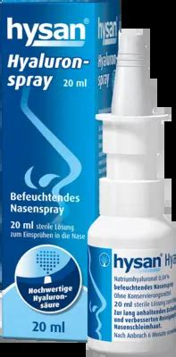 HYSAN Hyaluronspray 20 ml Brunnen Apotheke Waldbüttelbrunn TOP