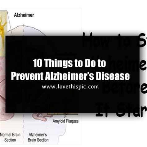 Things To Do To Prevent Alzheimers Disease