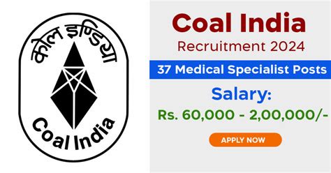 Coal India Recruitment 2024 Offline Application For 37 Medical