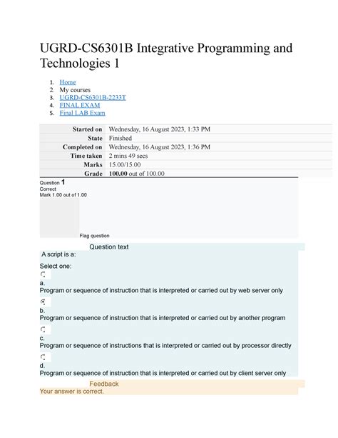 Ugrd Cs B Integrative Programming And Technologies Final Lab Exam