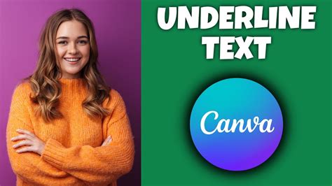 How To Underline Text In Canva Canva Tutorial YouTube