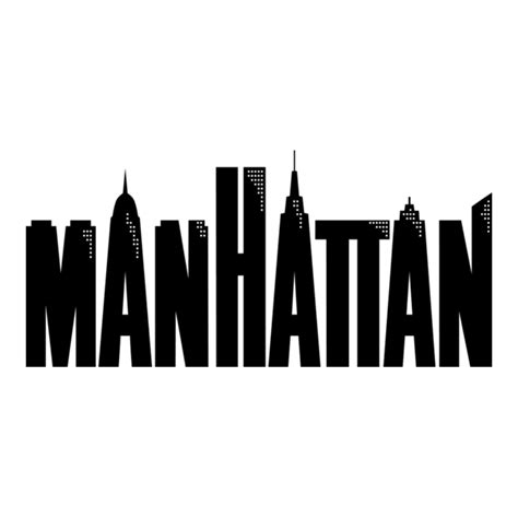 manhattan logo png vector eps