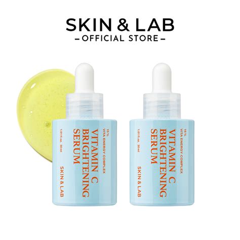 Skin Lab Vitamin C Brightening Serum Set Of Ml X Pc Shopee