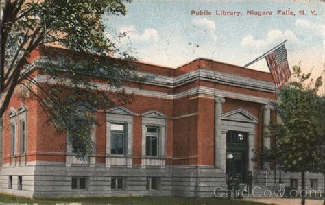 Public Library Niagara Falls Ny Postcard