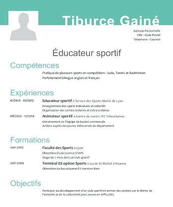 Exemple De Cv Responsable Dun Club De Fitness Laboite Cv Fr