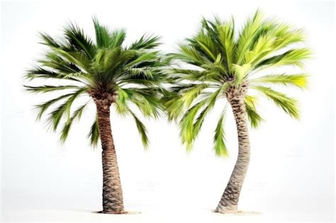 Premium Photo Coconut Palm Tree Isolated On White Background