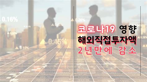 코로나19 영향 해외직접투자액 2년만에 감소 Youtube