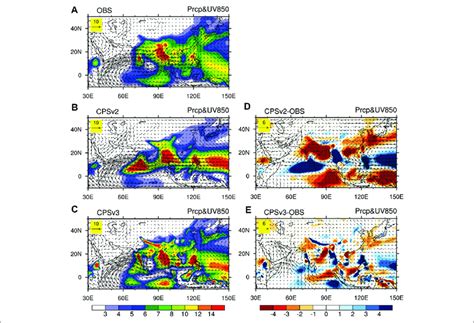 Climatology Of Jja Rainfall Mm Day −1 Shading And 850 Hpa Winds