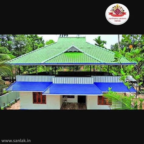 Color Coated Aluminum Tile Profile Roofing Sheets Regular At Rs 81