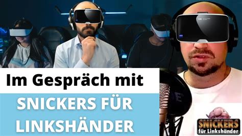 Live aus dem Metaversum SNICKERS FÜR LINKSHÄNDER über baldige