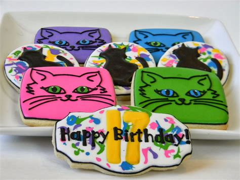 Sweet Melissa's Cookies: Cat Birthday Set