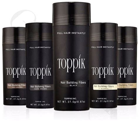 Toppík Hair Building Fibers Keratin Powder For Covering Thinning Areas