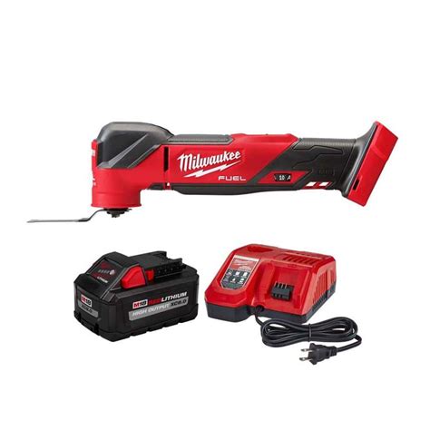 Milwaukee M18 Fuel 18 Volt Lithium Ion Cordless Brushless Oscillating Multi Tool With 8 0 Ah