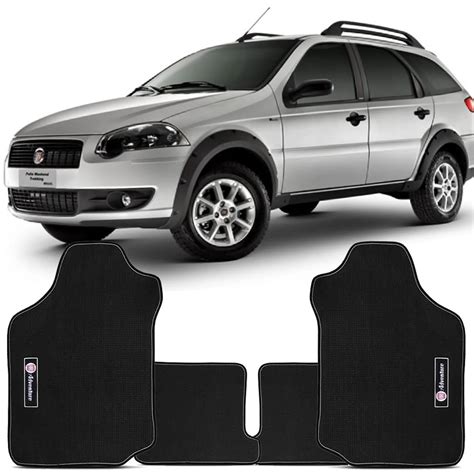 Tapete Automotivo Fiat Palio Weekend Adventure A Pvc Logotipo