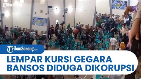 Viral Emak Emak Geruduk Balai Desa Hingga Lempar Kursi Gegara Dana