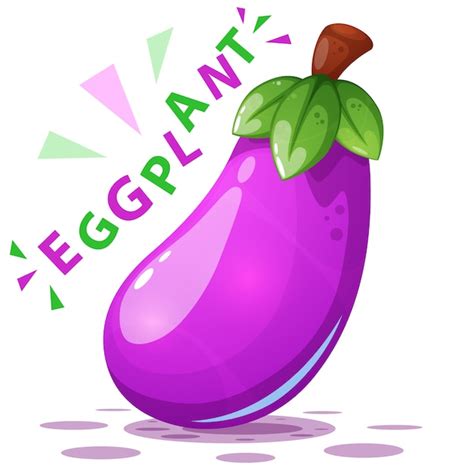 Premium Vector Cute Eggplant Illustration